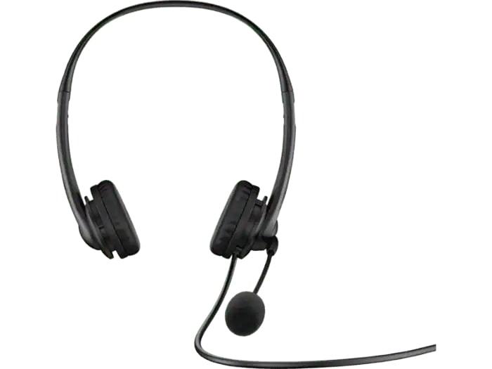 HP STEREO 3.5MM WIRED HEADSET G2 (BLACK) (428H6AA) - DataBlitz