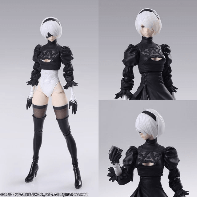 NIER AUTOMATA BRING ARTS YORHA NO.2 TYPE B & MACHINE LIFEFORM SET FIGURE - DataBlitz