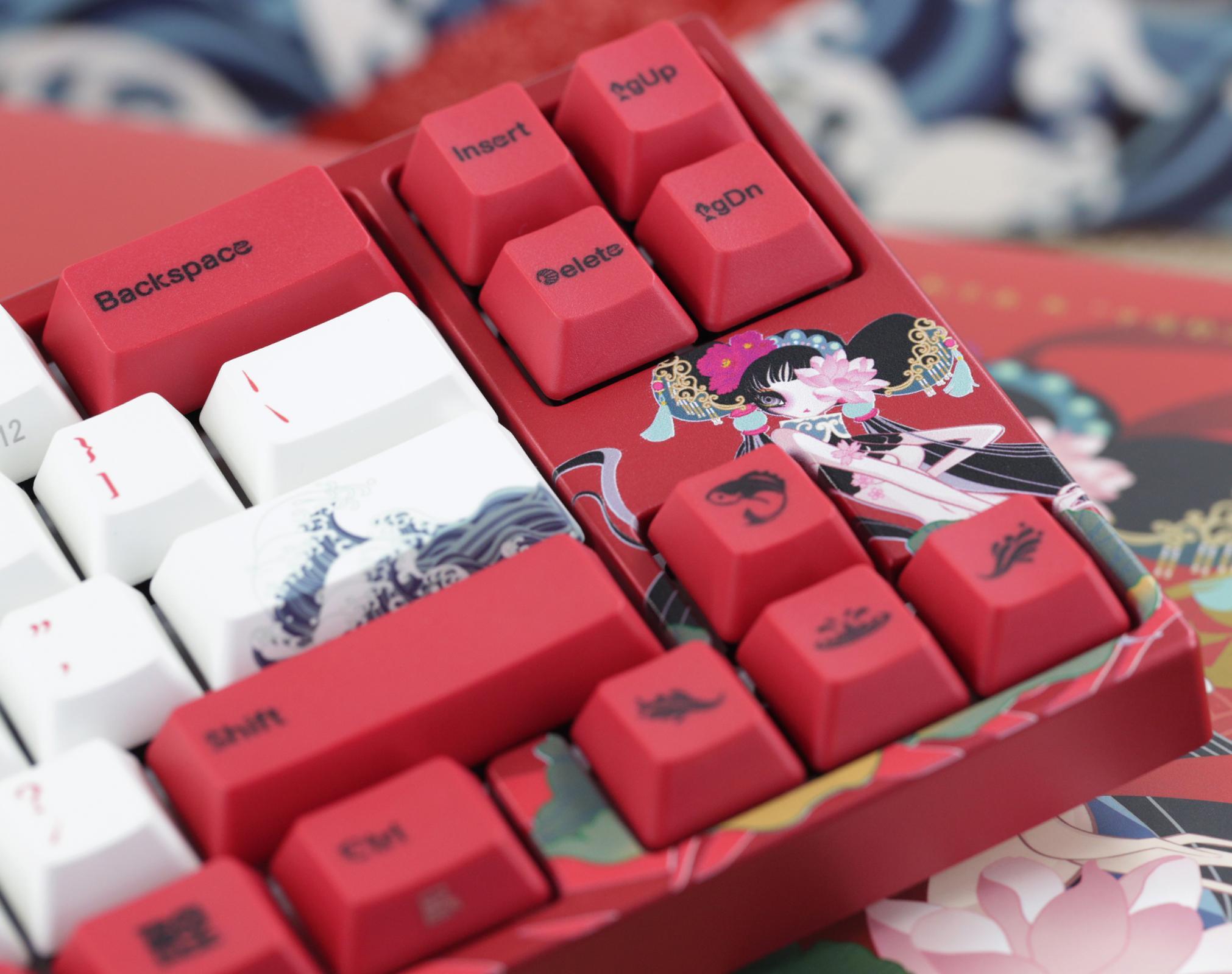 DUCKY MIYA PRO KOI MECHANICAL KEYBOARD (CHERRY MX BLUE) (MY68NC1N/WR2BNGJV) - DataBlitz