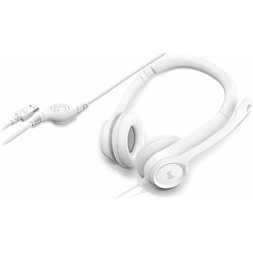 Logitech H390 USB Computer Headset (Off-White) - DataBlitz