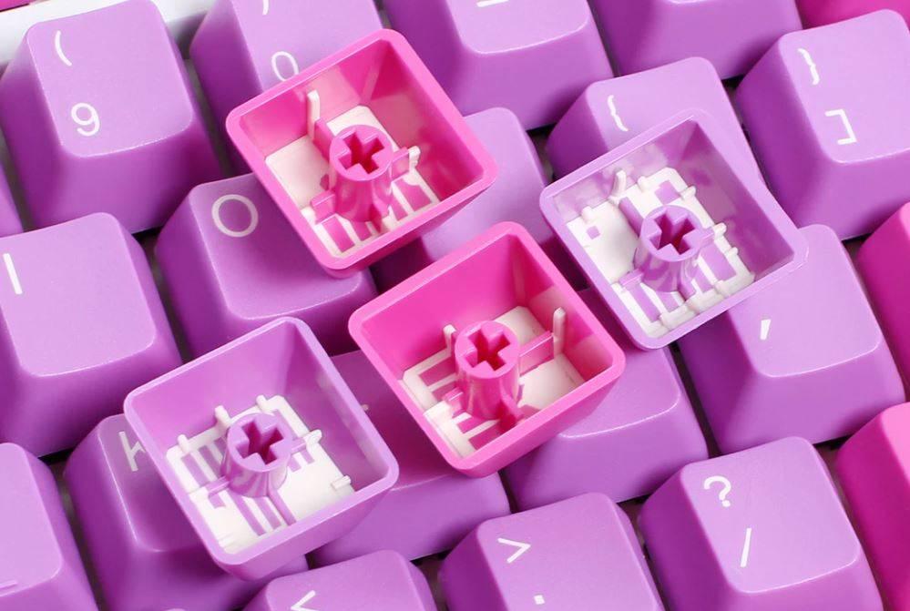 TAIHAO DOUBLE SHOT ABS KEYCAPS SET FOR CHERRY MX SWITCH (104-KEYS) (PURPLE MYSTERY) (C01PP202) - DataBlitz