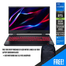 Acer Nitro 5 AN515-58-78EN Laptop (Obsidian Black) | 15.6”  FHD (1920x1080) | i7-12700H | 8 GB RAM DDR4 |  512 GB SSD | RTX 3050 | Windows 11 Home | Acer Notebook Bag 15.6 VX15 Backpack - DataBlitz