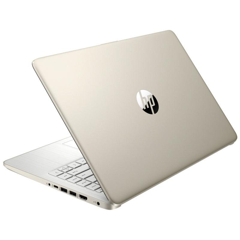 HP 14S-FQ1097AU LAPTOP (PALE GOLD) | 14” HD | RYZEN™ 3 5300U | 8 GB DDR4 | 256 GB SSD | AMD RADEON™ | WIN11 + MS OFFICE HOME & STUDENT | HP PRELUDE TOPLOAD BAG - DataBlitz