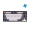 Keychron Q1 QMK Custom Mechanical Carbon Black Keyboard (Gateron Phantom Blue Switch) (Q1C2)