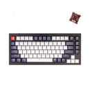 Keychron Q1 QMK Custom Mechanical Carbon Black Keyboard (Gateron Phantom Brown Switch) (Q1C3)