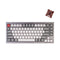 Keychron Q1 QMK Custom Mechanical Silver Grey Keyboard (Gateron Phantom Brown Switch) (Q1D3)