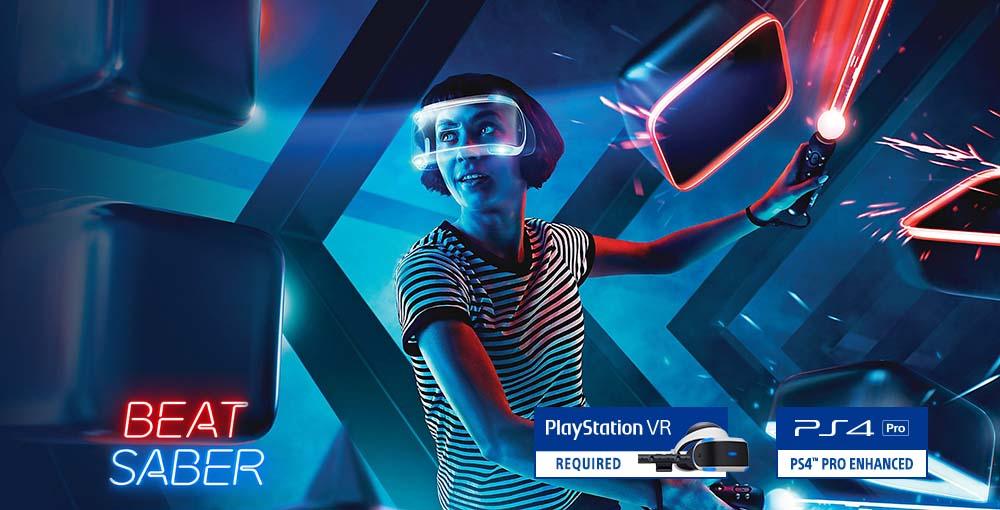 Ps4 vr deals headset beat saber