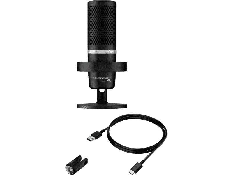 HYPERX Duocast RGB Wired Microphone (BLACK) (4P5E2AA) - DataBlitz