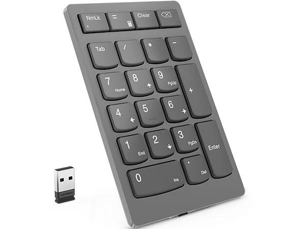 Lenovo Go Wireless Numeric Keypad (Storm Grey) (GY41C33979) - DataBlitz