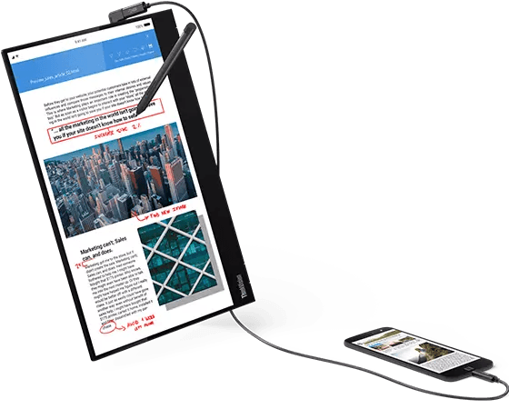 LENOVO THINKVISION M14T 62A3UAR1WW 14" FHD PORTABLE FLAT MOBILE MONITOR - DataBlitz