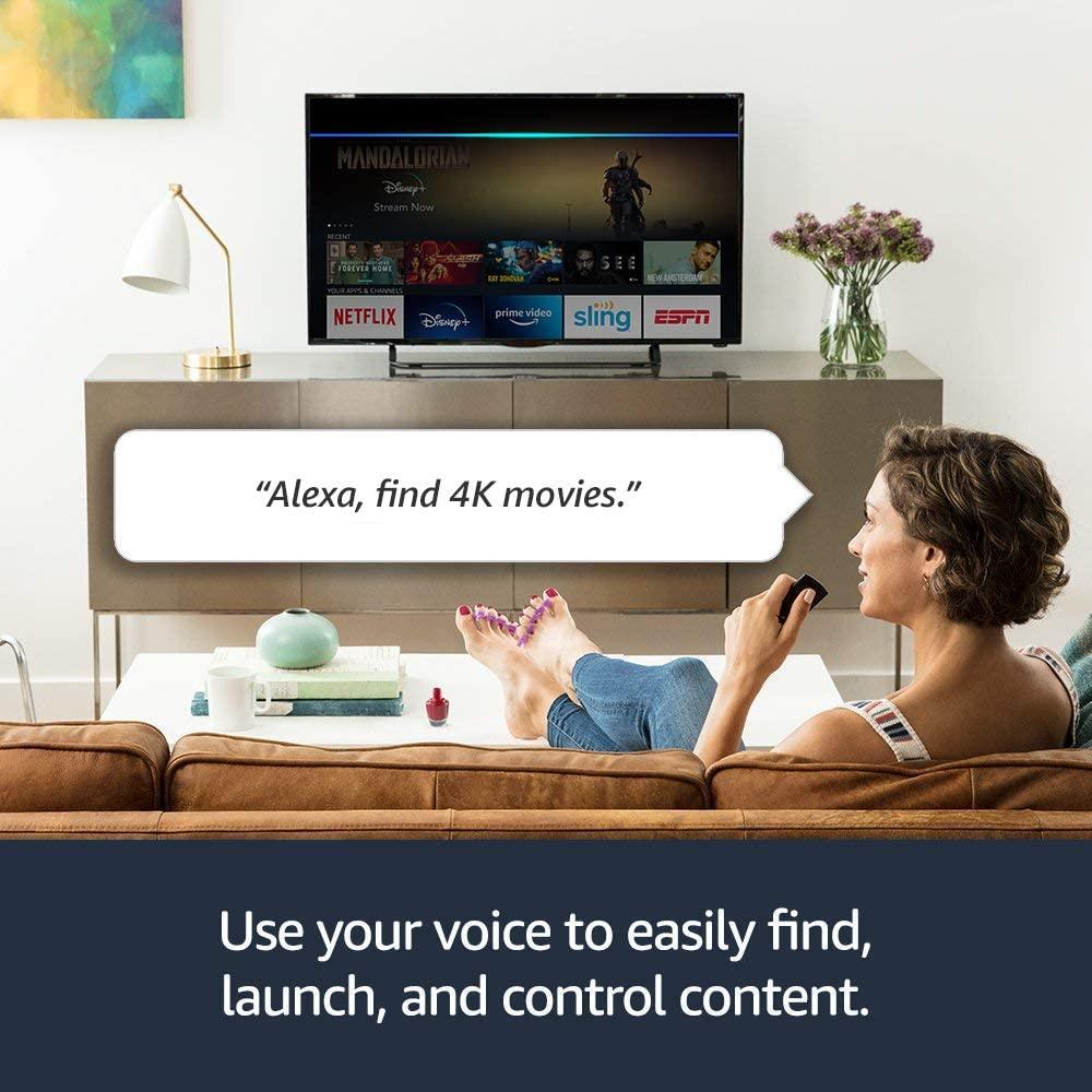 AMAZON FIRE TV STICK 4K WITH ALEXA VOICE REMOTE - DataBlitz