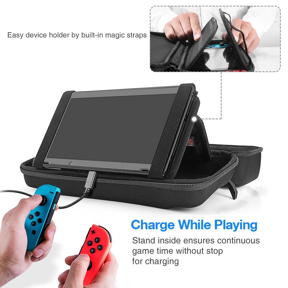 TOMTOC NSW TRAVEL PROTECTIVE CASE DESIGNED FOR N-SWITCH (BLACK) (A05-5D01) - DataBlitz
