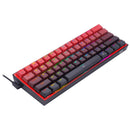 Redragon Fizz RGB Wired Mechanical Gaming Keyboard (Gradient Black Red)