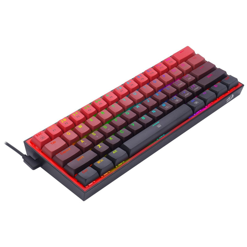 Redragon Fizz RGB Wired Mechanical Gaming Keyboard (Gradient Black Red)