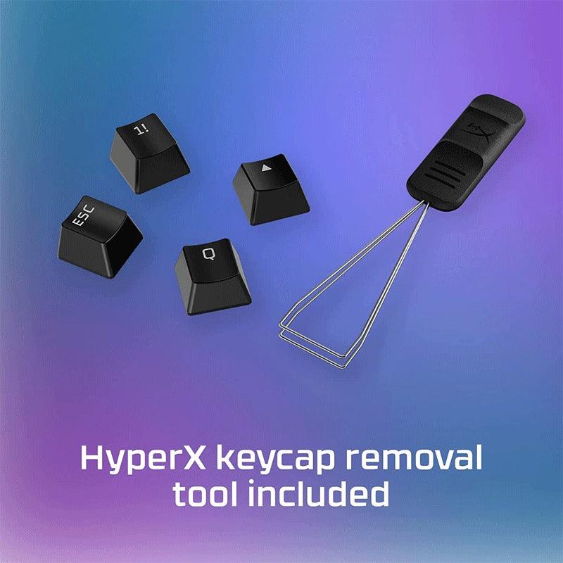 HyperX Double Shot PBT Keycaps (Black) - DataBlitz