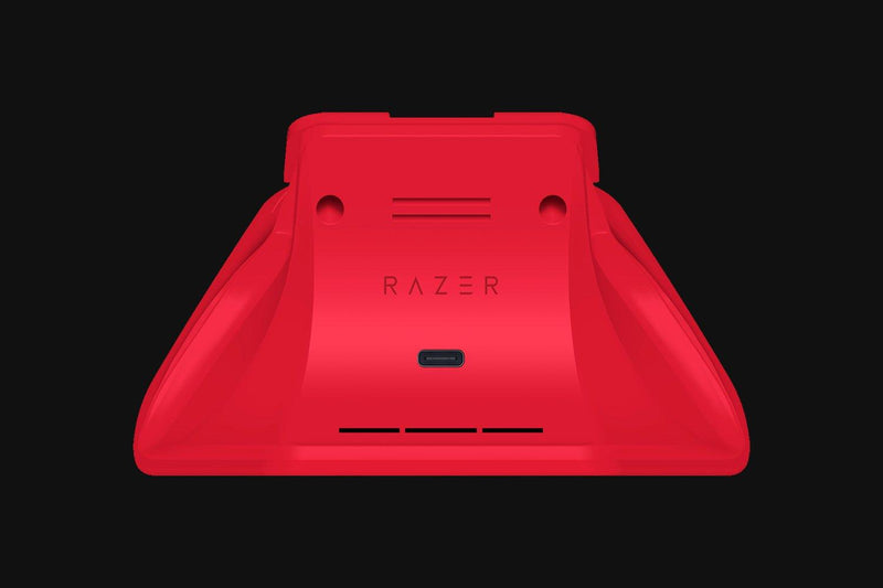RAZER UNIVERSAL QUICK CHARGING STAND FOR XBOX / XBOX X/S / XBOX ONE ELITE CONTROLLER (PULSE RED) - DataBlitz
