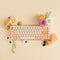 MelGeek MOJO68 Rose Custom & Programmable Mechanical Keyboard (Gateron Pro White)