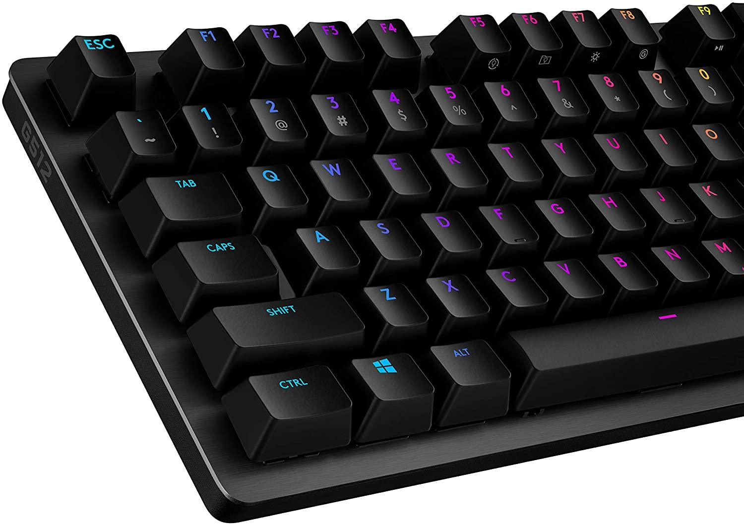 LOGITECH G512 CARBON RGB MECHANICAL GAMING KEYBOARD (GX RED LINEAR) - DataBlitz