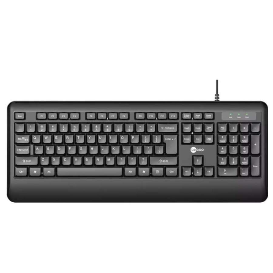 Lecoo CM104 Wired Keyboard And Mouse Combo (Black)