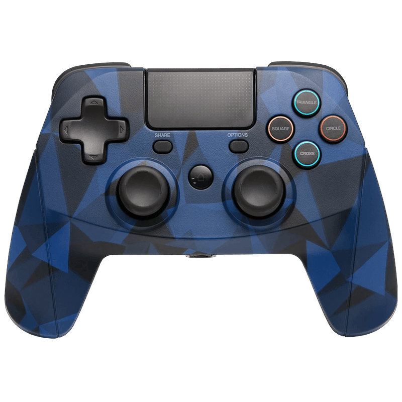 SNAKEBYTE PS4 GAMEPAD 4 S WIRELESS CAMOUFLAGE BLUE FOR (PS4/SLIM/PRO) - DataBlitz