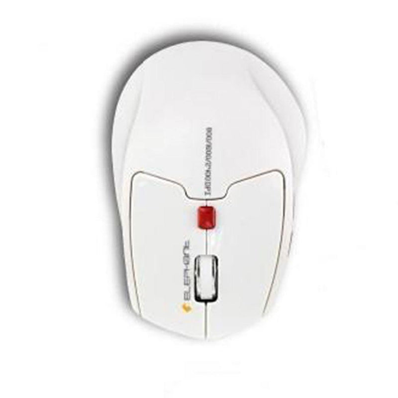 Ele Com Mouse Layout Elephant 2.4G Rechargeable Wireless Mouse (ELE-M523-White) - DataBlitz