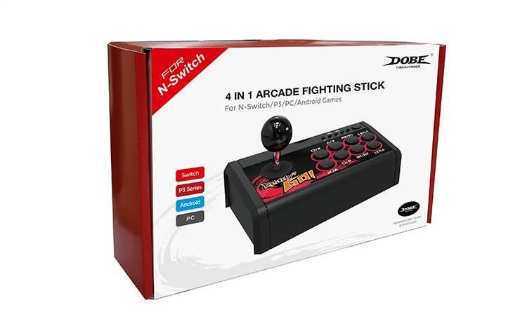 DOBE NSW 4 IN 1 ARCADE FIGHTING STICK FOR N-SWITCH/P3/PC/ANDROID GAMES (TNS-19059) - DataBlitz
