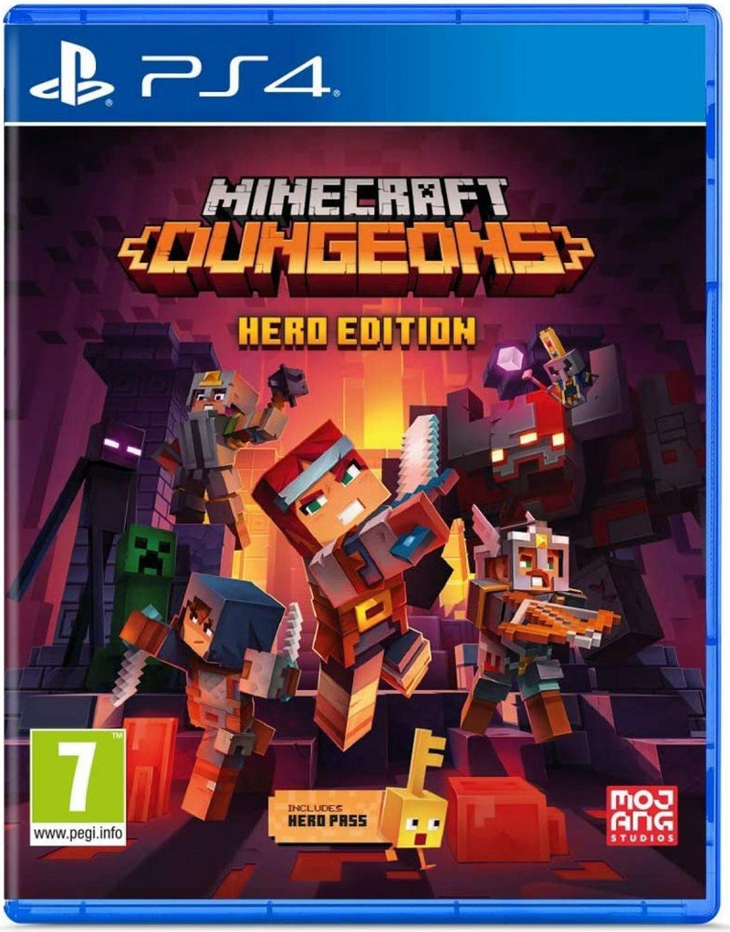 PS4 MINECRAFT DUNGEONS HERO EDITION REG.2 - DataBlitz