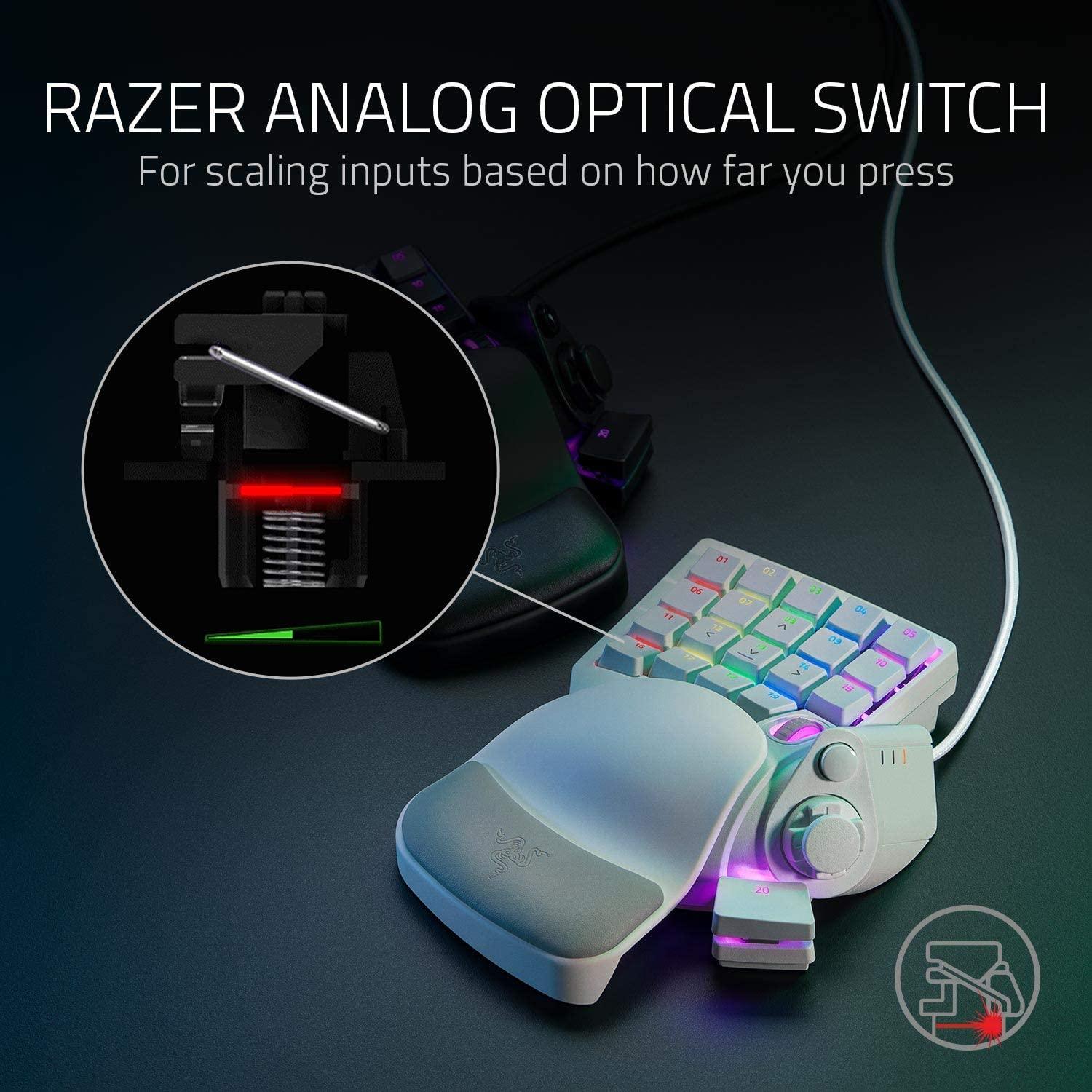 RAZER TARTARUS PRO ANALOG OPTICAL GAMING KEYPAD (MERCURY) - DataBlitz