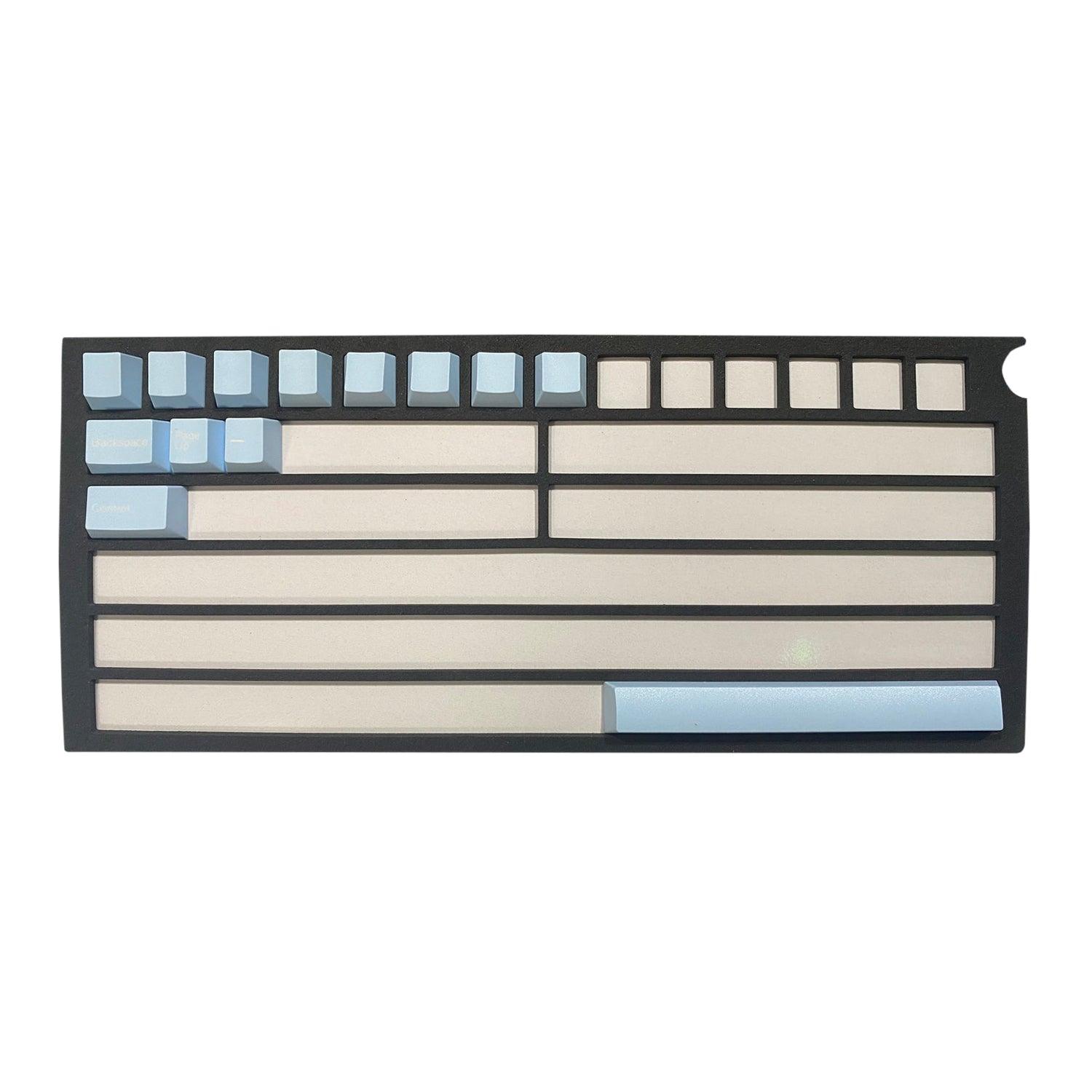 TAIHAO DOUBLE SHOT ABS-CUBIC KEYCAPS SET FOR CHERRY MX SWITCH (150-KEYS) (BLUE GLACIAL LAKE) (T01BG101) - DataBlitz