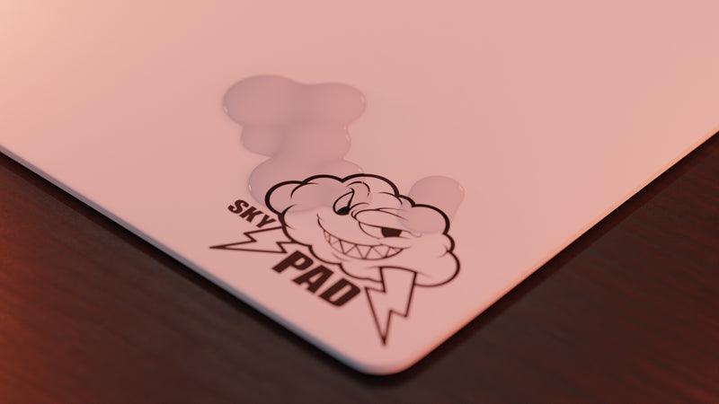 Skypad Glass Mousepad 3.0 - White Cloud - DataBlitz