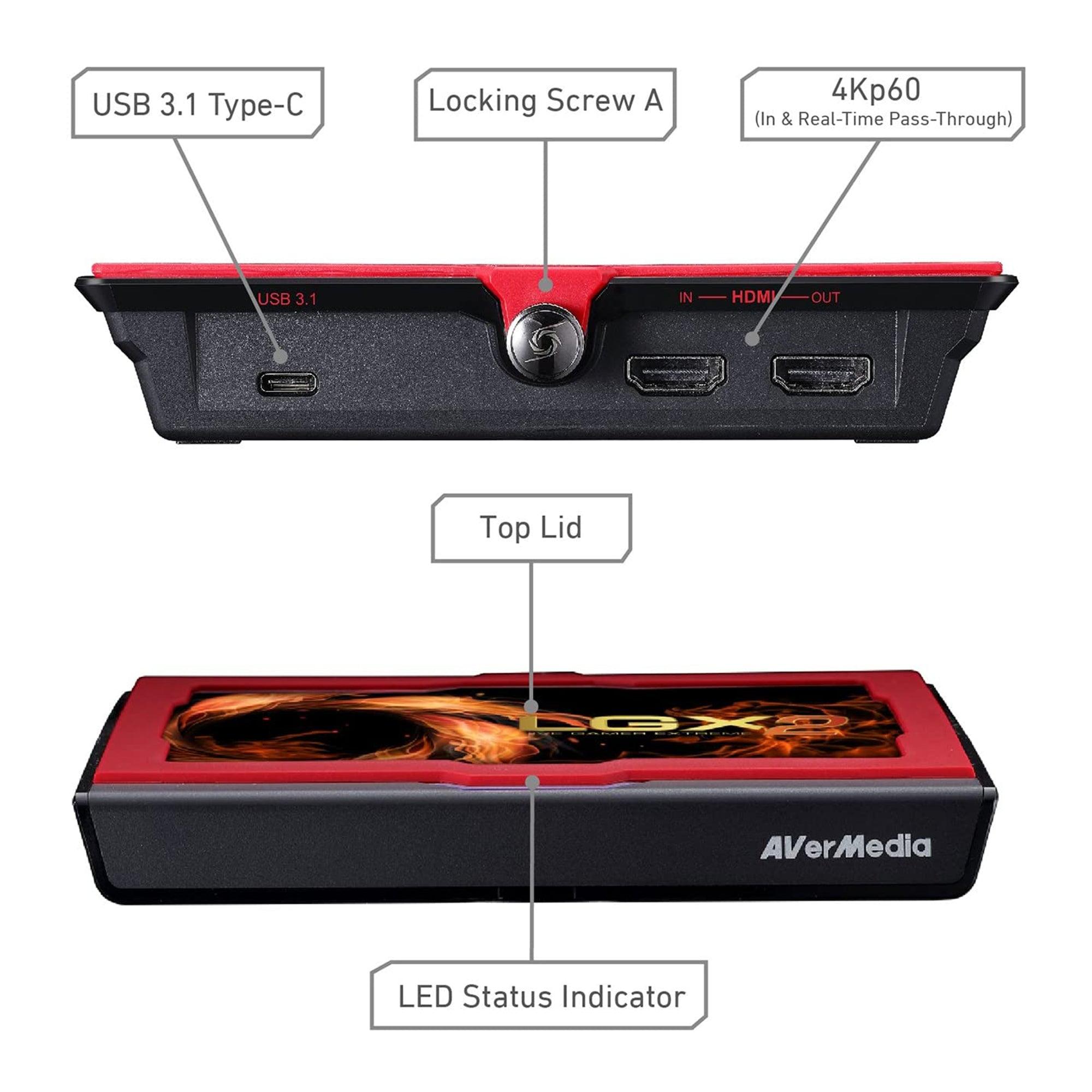 AVERMEDIA LIVE GAMER EXTREME 2 ULTRA-LOW LATENCY GAME CAPTURE BOX (GC551) - DataBlitz