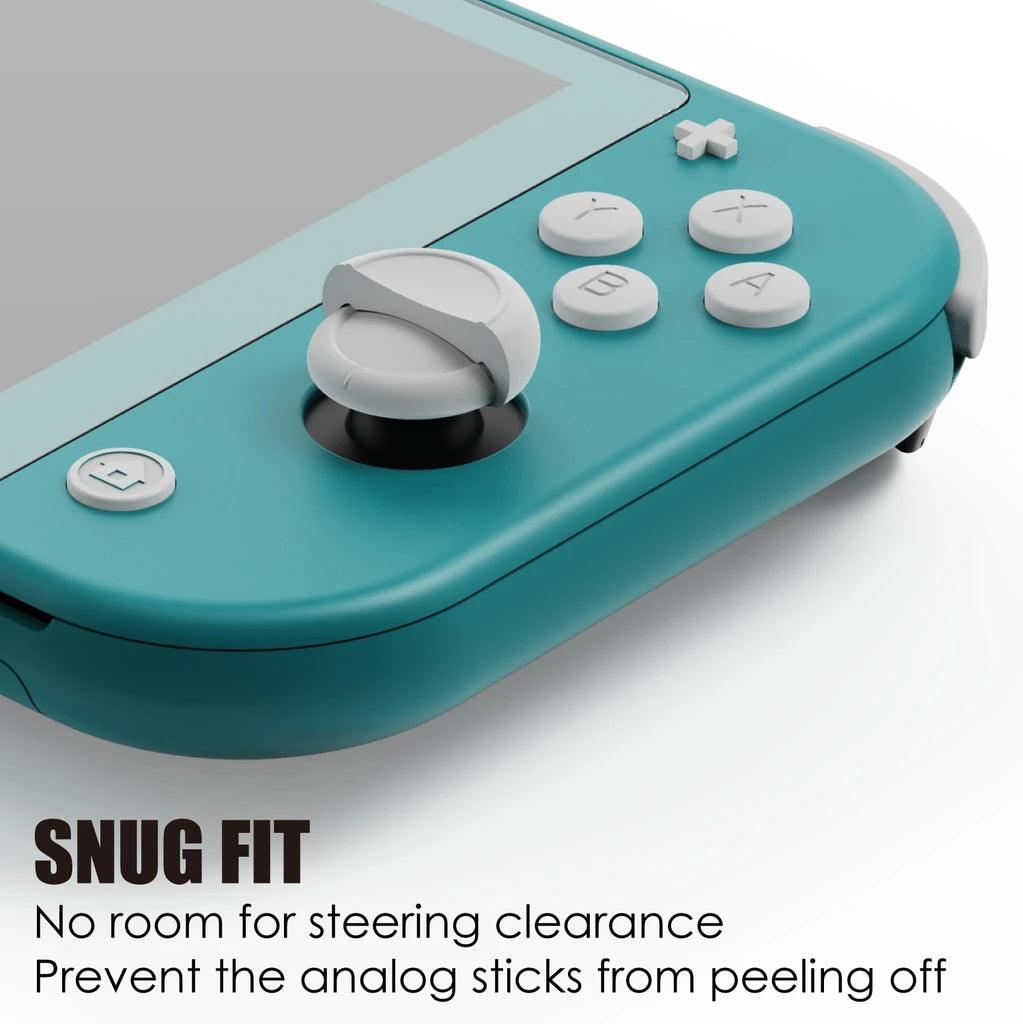 SKULL & CO. NSW ANALOG CAPS FOR JOY-CON N-SWITCH/LITE (LITE GRAY) (SET OF 6) - DataBlitz