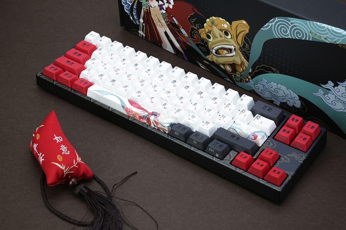 DUCKY MIYA PRO BEIJING OPERA DOUBLE SHOT PBT MECHANICAL KEYBOARD (RED SWITCH) (MY68NR1N/LL3DJ2PV) - DataBlitz