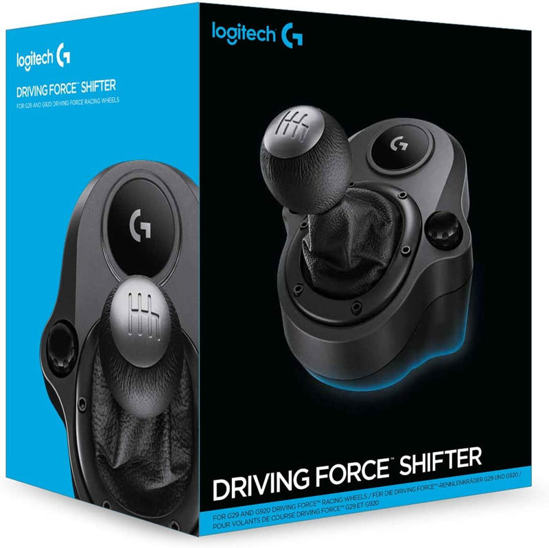  Logitech G29 Driving Force Racing Wheel and Pedals, Force  Feedback, Real Leather + Logitech G Driving Force Shifter - For PS5, PS4  and PC, Mac - Black : Everything Else