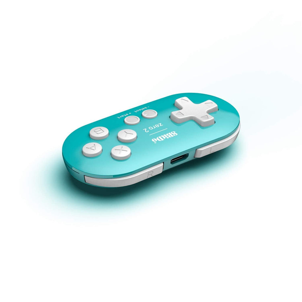 8Bitdo Zero 2 Bluetooth Gamepad Turquoise Edition (Switch/Windows/MacOS ...