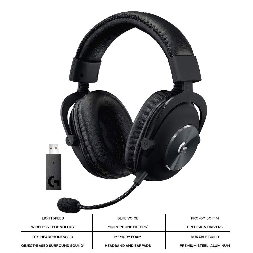 Logitech Pro X Wireless Lightspeed Gaming Headset (Black) - DataBlitz