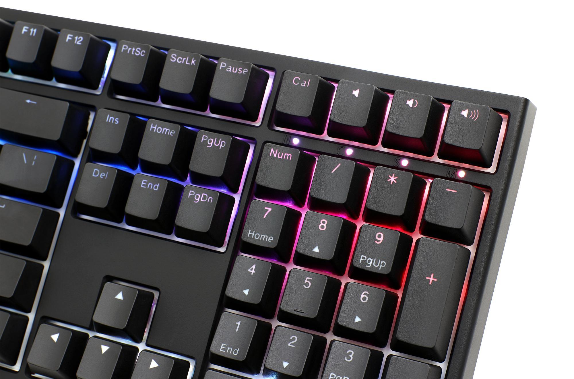 DUCKY ONE 2 RGB LED DOUBLE SHOT PBT MECHANICAL KEYBOARD CHERRY MX RED (DKON1808ST-RUSPDAZT1) - DataBlitz