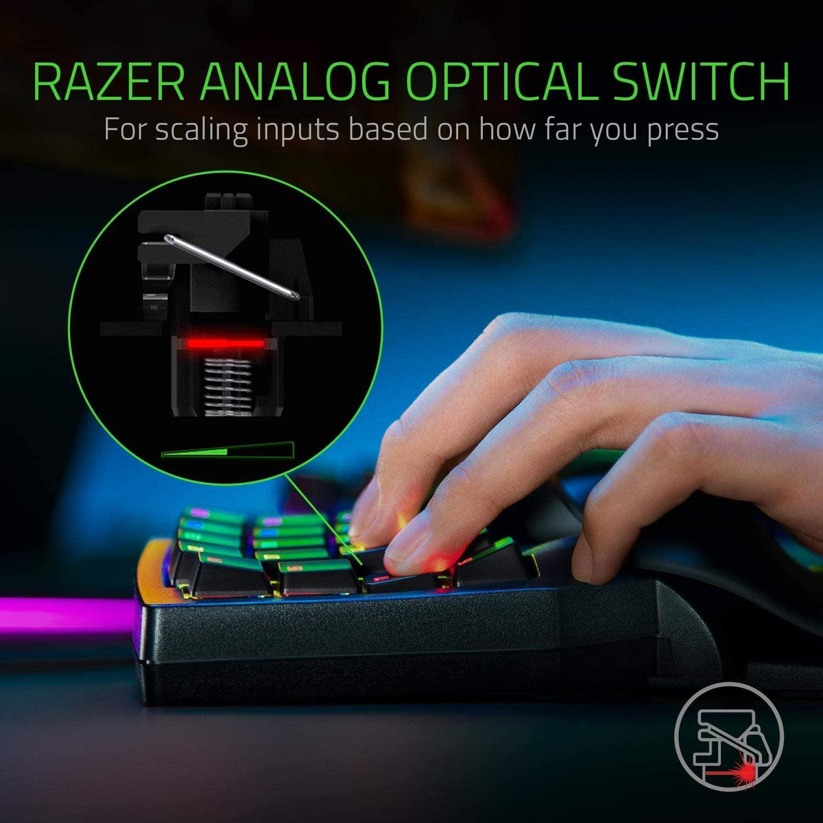 RAZER TARTARUS PRO ANALOG OPTICAL GAMING KEYPAD - DataBlitz