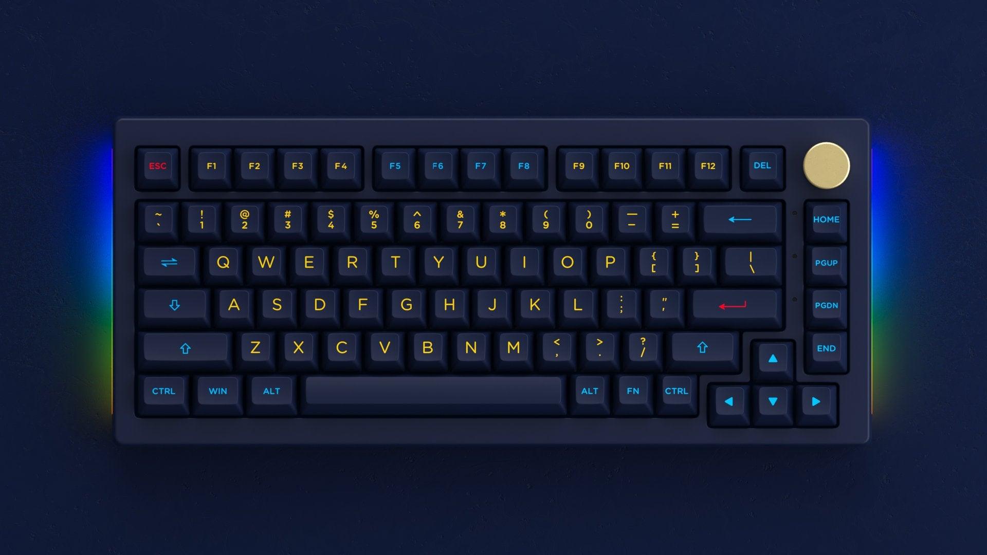 AKKO 5075S Barebone Custom Mechanical Keyboard Hot-Swappable DIY Kit Gasket Mount (Starry Night) - DataBlitz