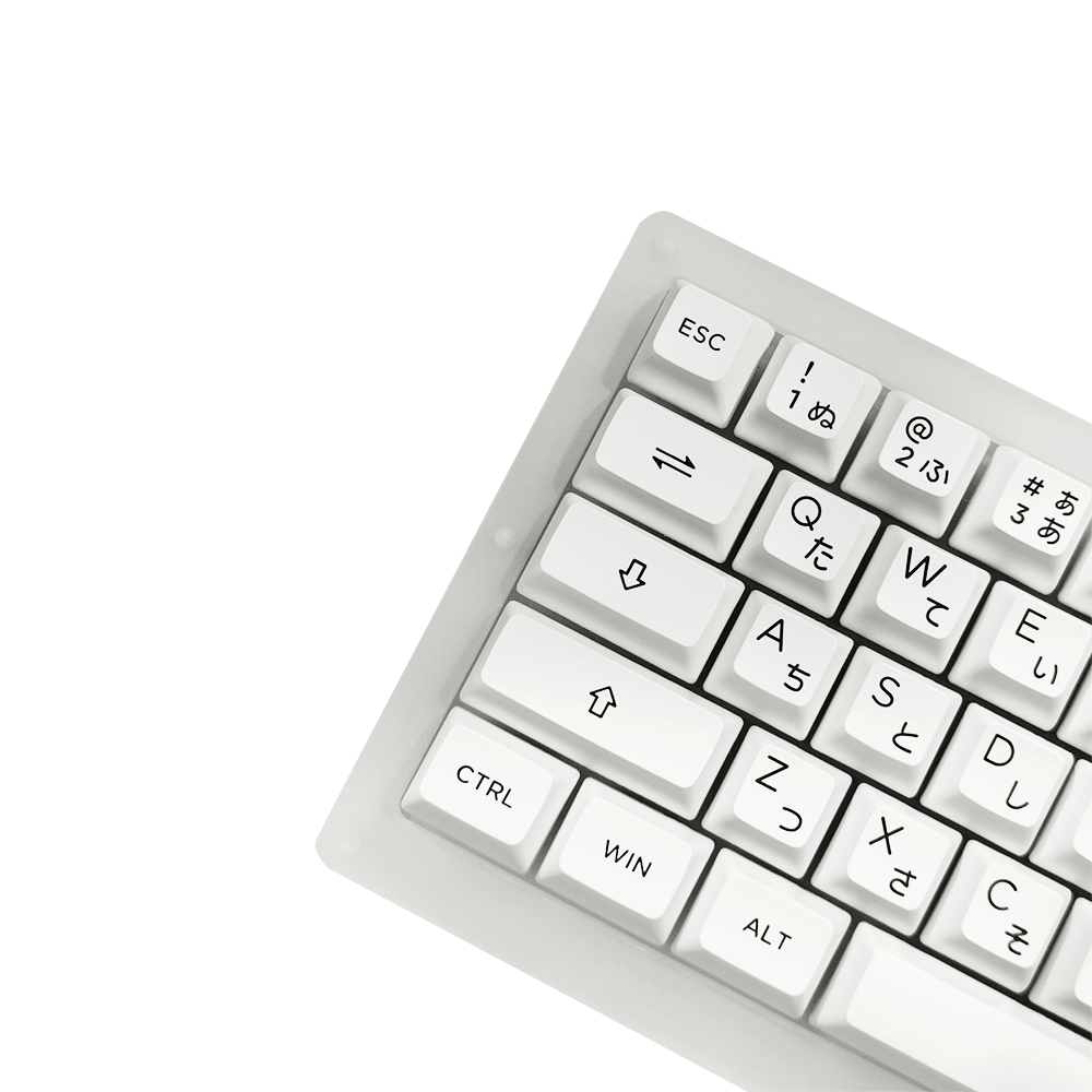 AKKO ACR98 MINI RGB HOT-SWAPPABLE ACRYLIC MECHANICAL KEYBOARD BLACK ON WHITE (JELLY WHITE SWITCH) - DataBlitz