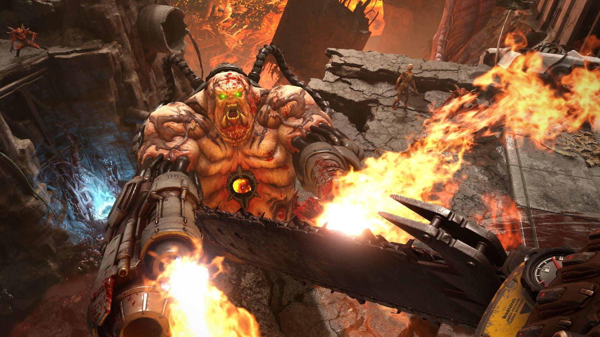 PS4 DOOM ETERNAL DELUXE EDITION REG. 3 - DataBlitz