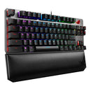 ASUS ROG STRIX X801 RGB SCOPE TKL DELUXE MECHANICAL GAMING KEYBOARD (CHERRY MX RGB BLUE) - DataBlitz