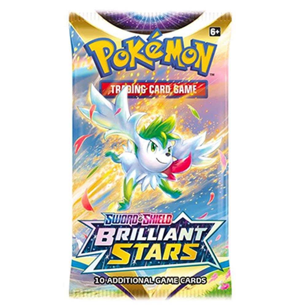 POKEMON TRADING CARD GAME SS9 SWORD & SHIELD BRILLIANT STARS BOOSTER (180-80996) (ONE RANDOM BOOSTER PACK) - DataBlitz
