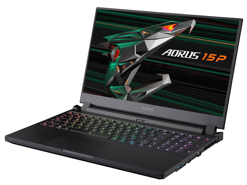 GIGABYTE AORUS 15P KD-72S1223GH GAMING LAPTOP (BLACK) | 15.6" FHD | i7-11800H | 16GB DDR4 | 512GB SSD | RTX 3060 | WIN10 + GIGABYTE AORUS G2 BACKPACK (BLACK) - DataBlitz