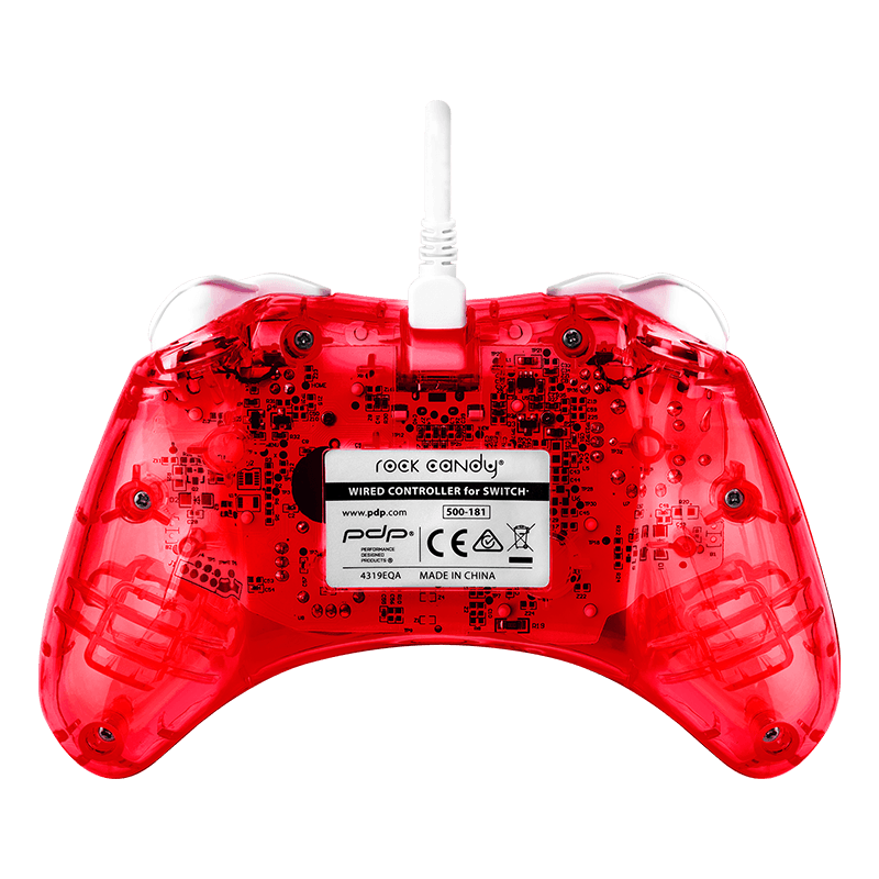 PDP NSW ROCK CANDY WIRED CONTROLLER STORMIN CHERRY (500-181-RD) - DataBlitz