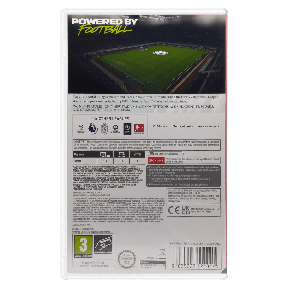 Nintendo Switch Fifa 22 Legacy Edition | DataBlitz