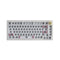AKKO 5075S Barebone Custom Mechanical Keyboard Hot-Swappable DIY Kit Gasket Mount (Vintage White) - DataBlitz