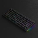 AKKO 5075S Shine-Through RGB Hot-Swappable Mechanical Keyboard Black (AKKO CS Wine White) - DataBlitz