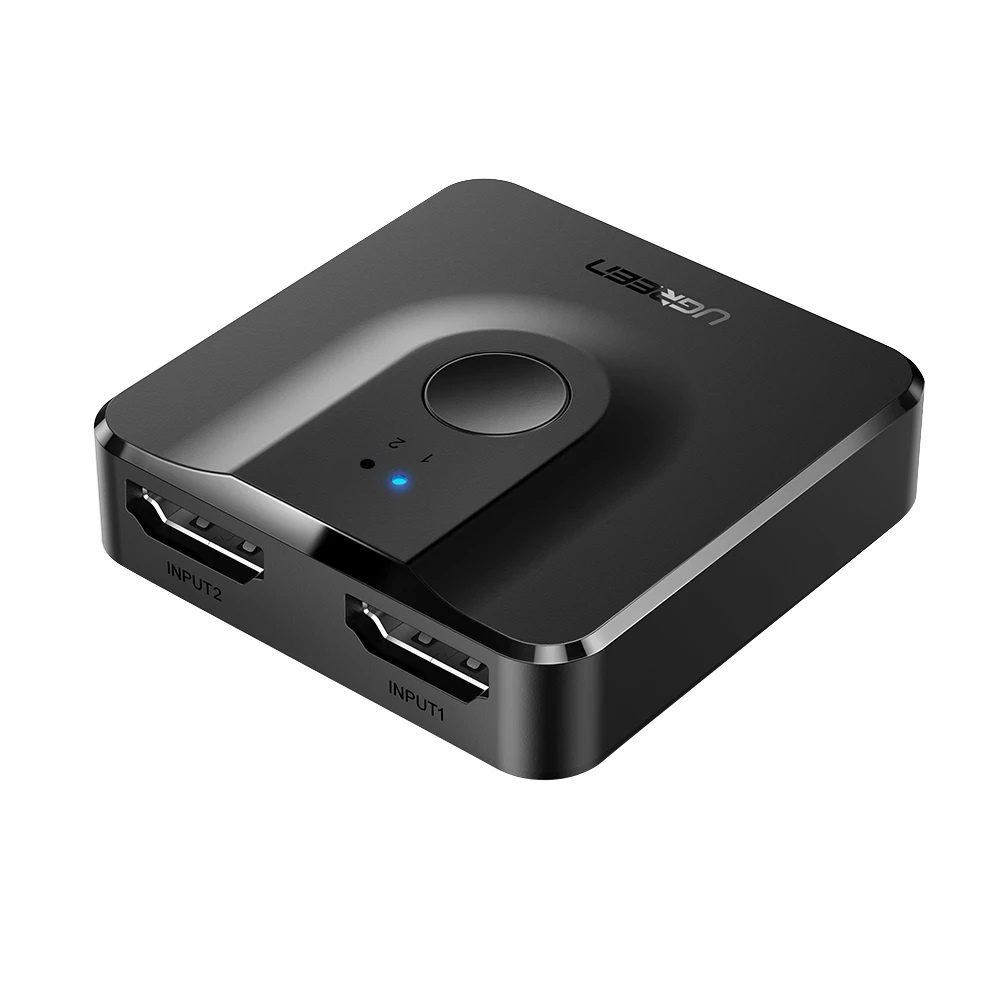 UGREEN 2-Port Bi-Directional HDMI Switcher (Black) (CM217/50966) - DataBlitz