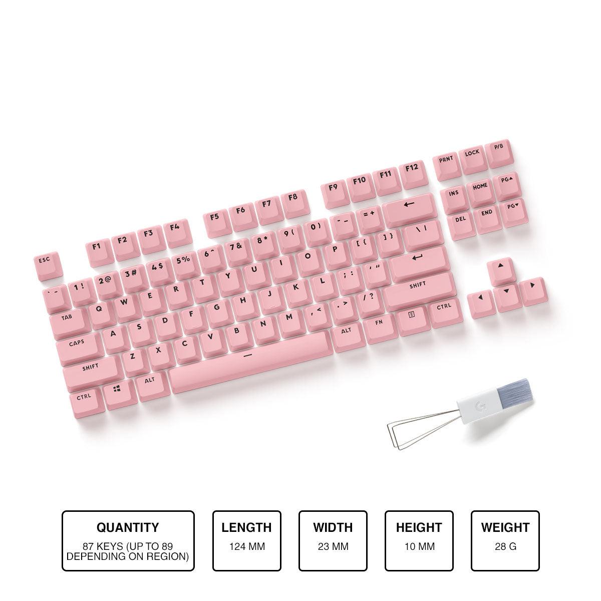 Logitech Aurora Collection Key Caps For G715 And G713 Keyboards (Pink) - DataBlitz